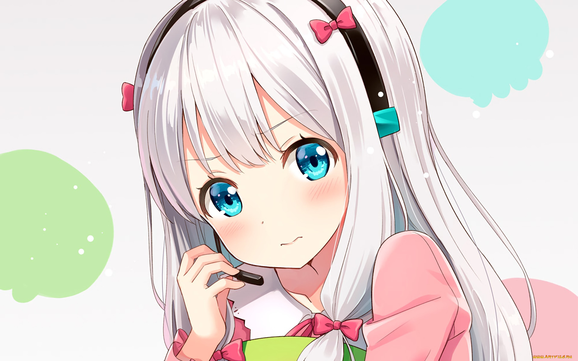 Обои Аниме EroManga-Sensei, обои для рабочего стола, фотографии аниме,  eromanga-sensei, девушка, взгляд, фон Обои для рабочего стола, скачать обои  картинки заставки на рабочий стол.